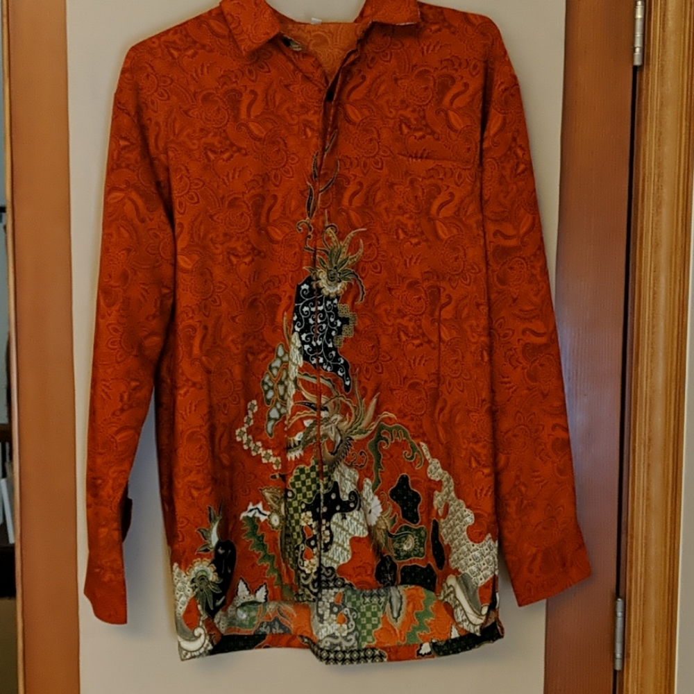 Karya Saputra By Colo Vomo Songket Shirt Size XL